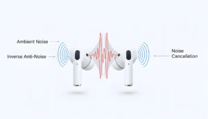 how do noise canceling airpods work